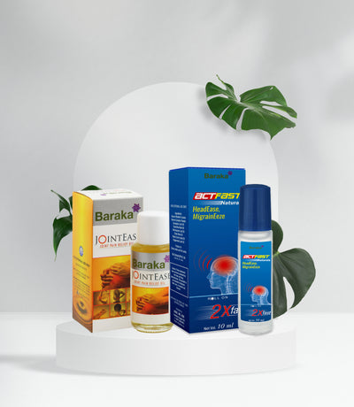 Baraka Wellness Combo (JointEase & ActFast) - Herbal Comfort Bundle