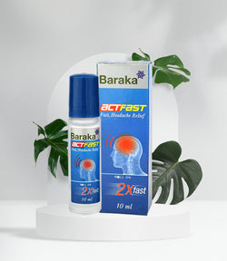Baraka Actfast - Fast Headache Relief Roll On 10ml