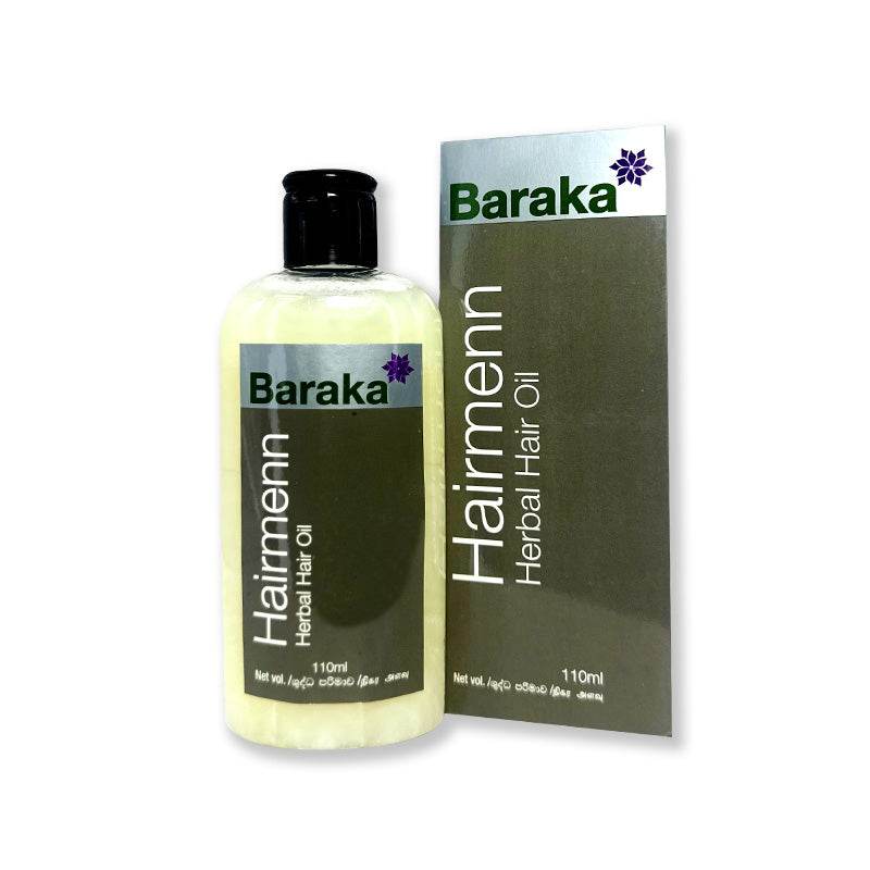 Baraka Hairmenn Hair Oil bottle — black seed and coconut blend for scalp care