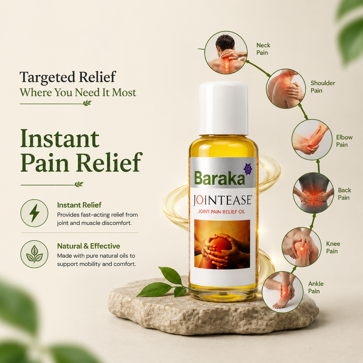 Baraka JointEase Herbal Comfort Oil