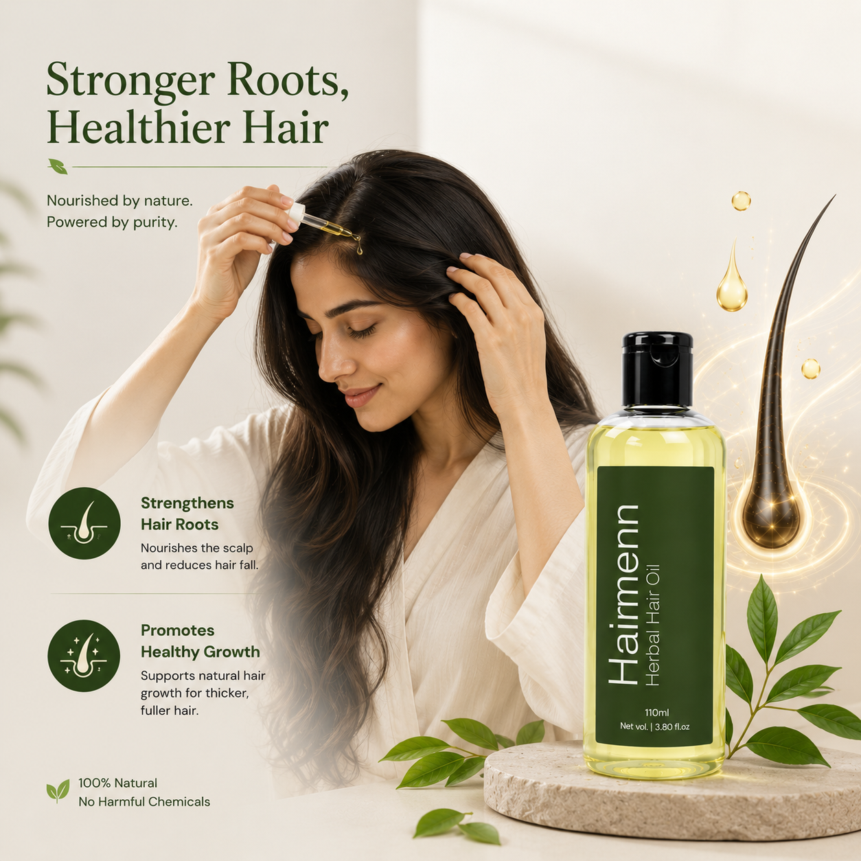 Baraka Hairmenn Herbal Hair Oil