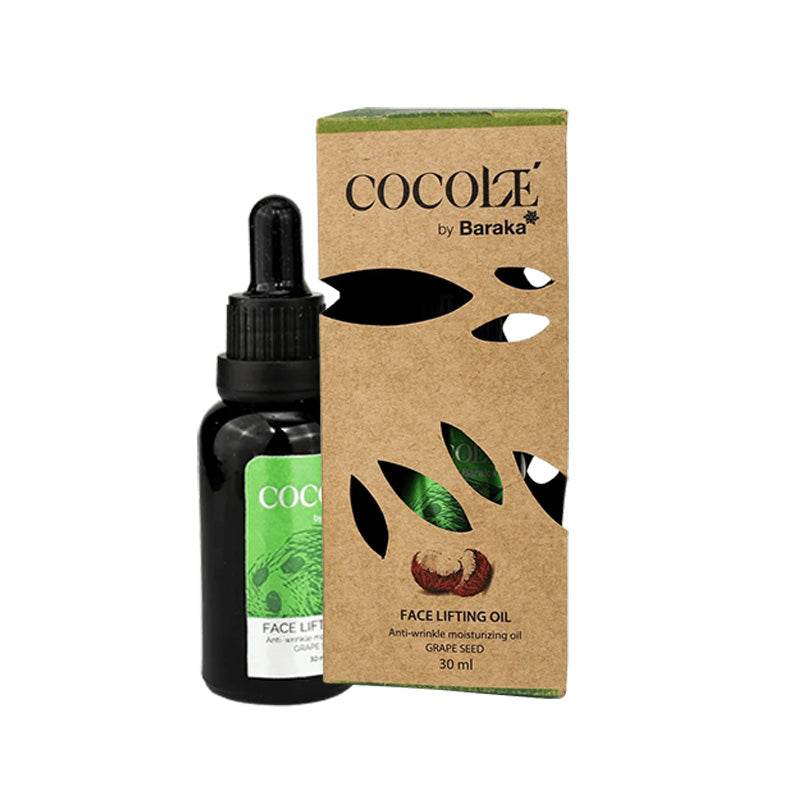 Cocole facial oil in nighttime skincare ritual for skin firming and brightening